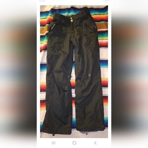 M3 Millennium Three Snowboard Black Pants Size Small Used Cosmetic Flaws